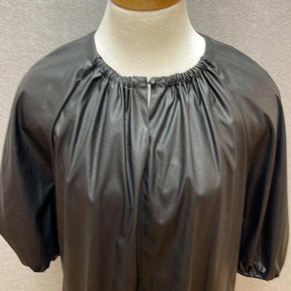 Who What Wear Faux Leather Dress. New - Picture 2 of 4